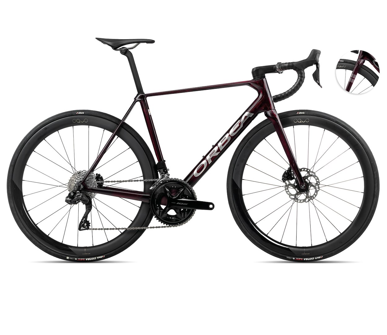 Orbea rower szosowy ORCA M30iLTD PWR 47 Wine Red - Tit
