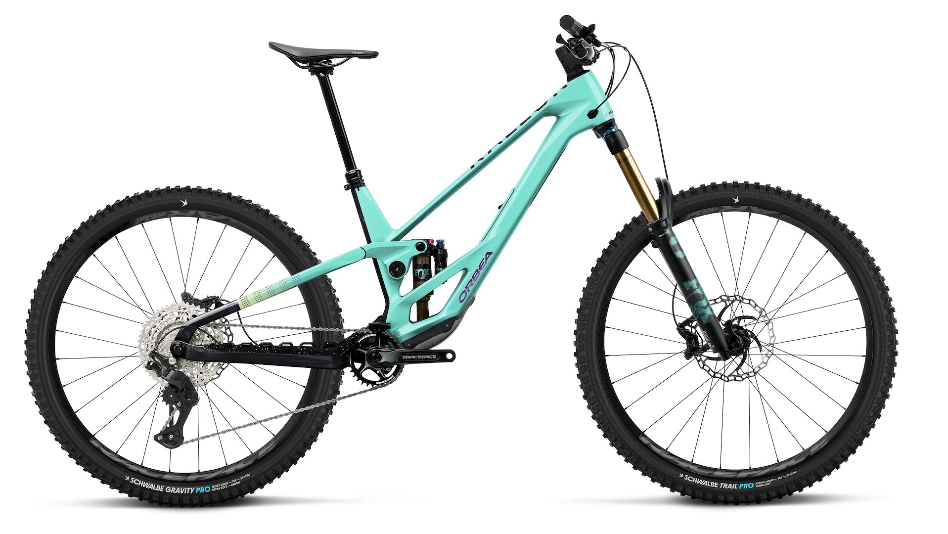 Orbea BP rower MTB RALLON 450 E10 S Green - Purple